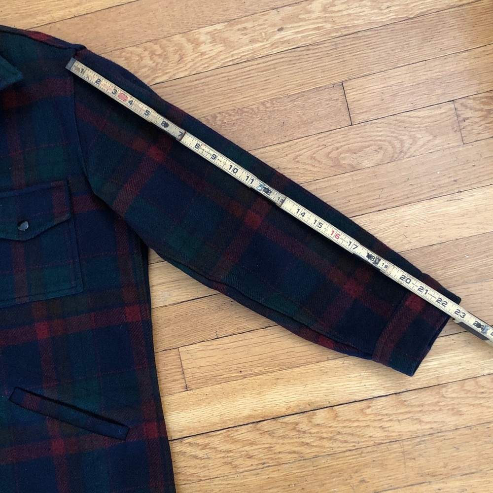 Vintage Pendleton Men's All Wool Shirt Jacket - Picture 12 of 13